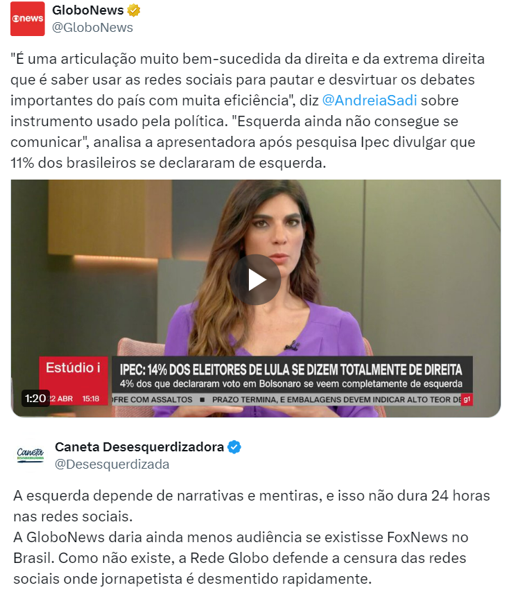 A verdade é dura: a Rede Globo apoia a censura!