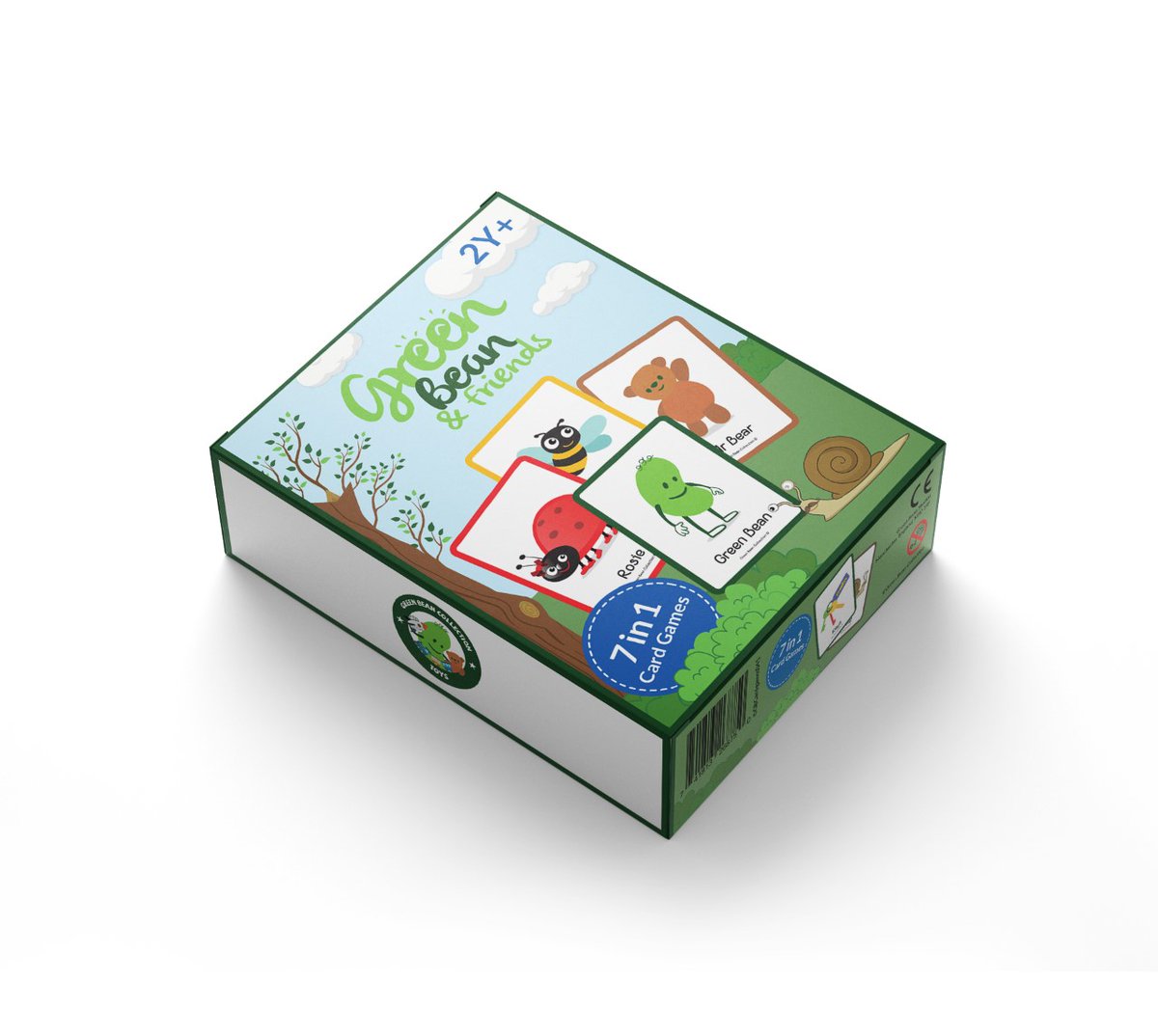 7 exciting card games rolled into 1 compact box! Ideal for popping in your bag to take to the park or on holiday. lnkd.in/e6KUqcM #greenbeancollection #kids #ecotoys