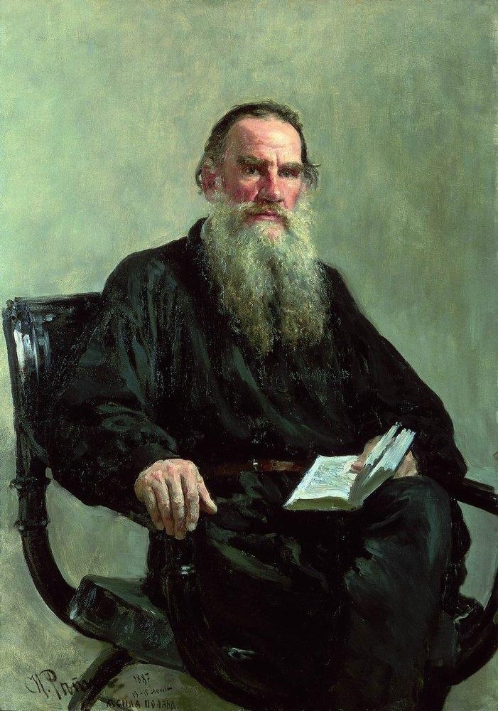 Portrait of Leo Tolstoy (1887) by Ilya Repin Check out more Ilya Repin Art and Illustrations Cards Set centurymediastore.com/2020/11/ilya-r… - #ClassicArt #ArtCards #Classical