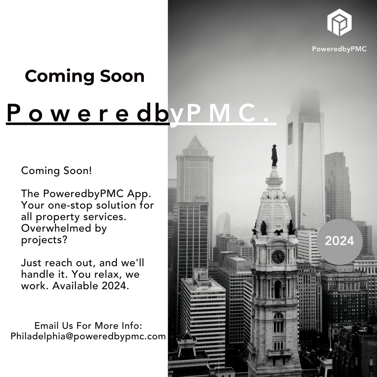 PoweredbyPmc's tweet photo. Excited for 2024? We are too! Get ready for the PoweredbyPMC App, your ultimate tool for effortless property management. Overwhelmed by home projects? Let us tackle them while you unwind. Stay tuned! 😎 🛠 🏡

#ComingSoon #homeownership #propertymanagement #goals #stressfree https://t.co/JZBM3hYN4t