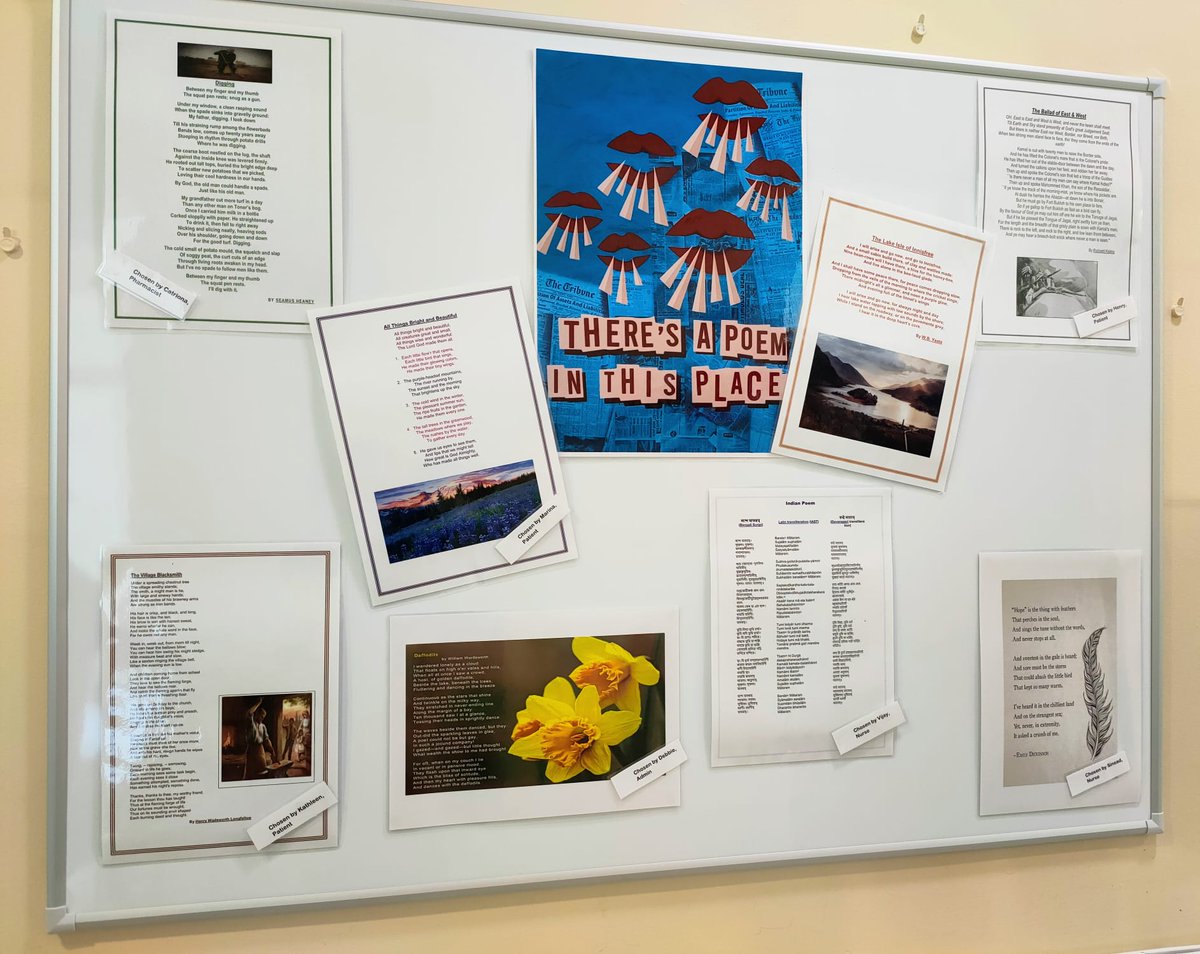 clairebond93's tweet photo. Robinson Memorial Hospital participated in #poetryday2024. Patients and staff thoroughly enjoyed reading, creating, and listening to poetry this week - what a great team 🌟 @NHSCTrust @mathews_orla @fannin_shauna @EDillon91 @ashleyramsay50 https://t.co/2gtOjdtn1S
