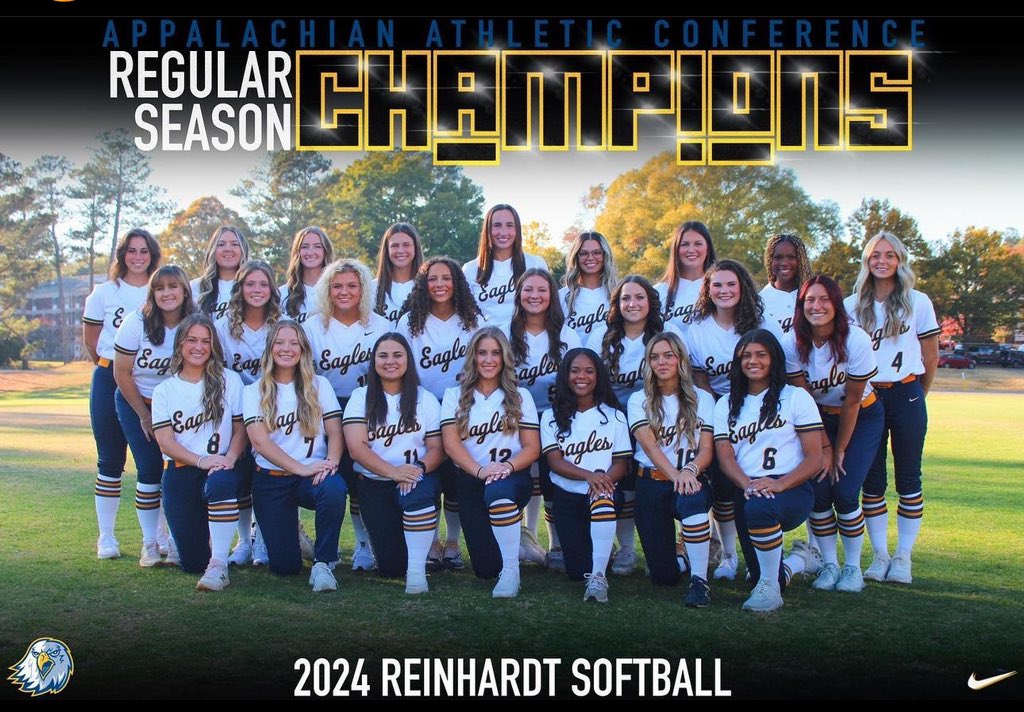 The Eagles secured the title as the 2024 AAC Regular-Season Champions!!!

Up next, RU will be traveling to the AAC Tournament in Kingsport, TN next week!!

#24Teams1RU🦅