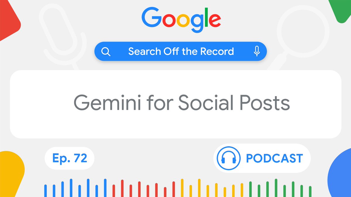 The Search team finds a surprising link between owls and SEO. Join @JohnMu, @okaylizzi, and @methode in the latest #SOTRpodcast as they compete to write the best social posts with Gemini: who will win? Listen along as the team has a hoot checking the posts for accuracy. 🦉🌳