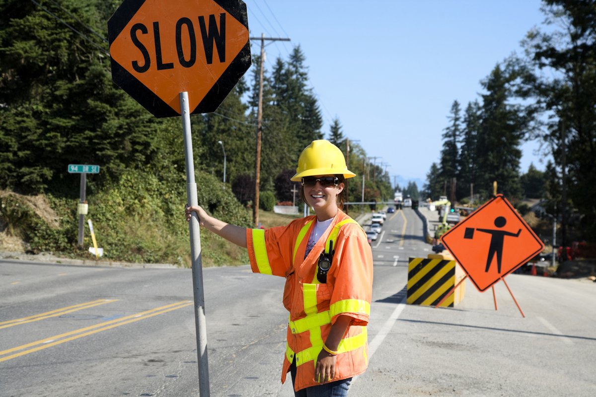 #WorkZoneSafety isn't just about following the rules - it's about looking out for your community members. Stay focused and drive with care.