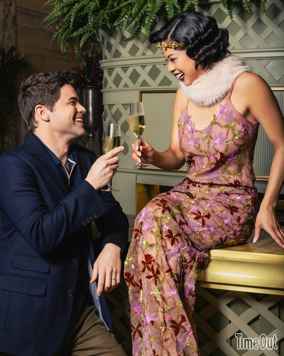 bwaygatsby's tweet photo. In the words of Jay Gatsby: TODAY IS THE DAY! 🥂

The Great Gatsby officially opens tonight. See you at the party!

📷 Evan Zimmerman for Time Out New York.

#bwaygatsby #jeremyjordan #evanoblezada https://t.co/9dvcTEebCf