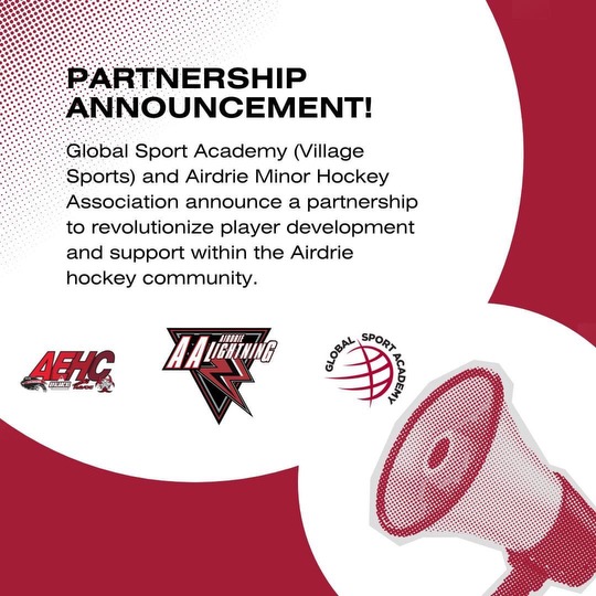 For full information on the partnership announcement between AMHA and Global Sport Academy (Village Sports) please visit our website here:
airdriehockey.com/article/94111