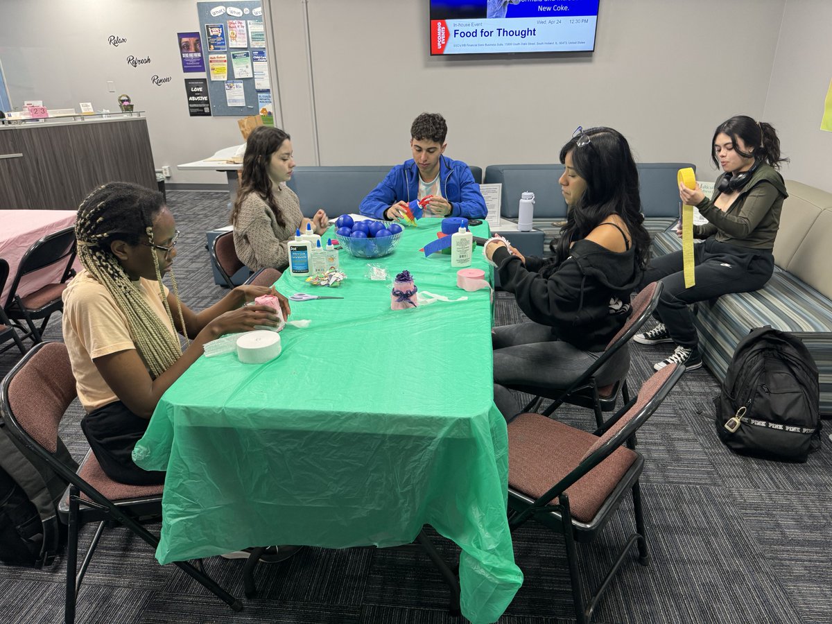 The SSC Latino Center and Multicultural Wellness Center hosted a Finals Kickback event on Wednesday, April 24, providing students with a break from the stress of studying for finals. Read all about it at bit.ly/4aRdqXd