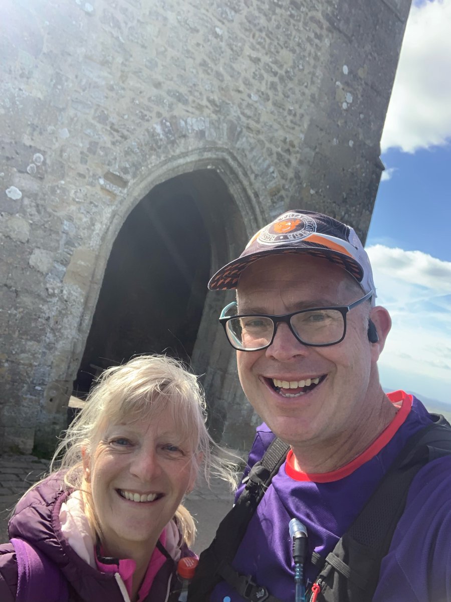 Meet Jon Forsyth, who ran up, down and around Glastonbury Tor an incredible 23 times to complete the Virtual London Marathon! 🏃‍♂️ Jon used the challenge to raise money for @LoveMusgrove in support of the care his wife is receiving at our breast care centre. Thank you, Jon👏🥇