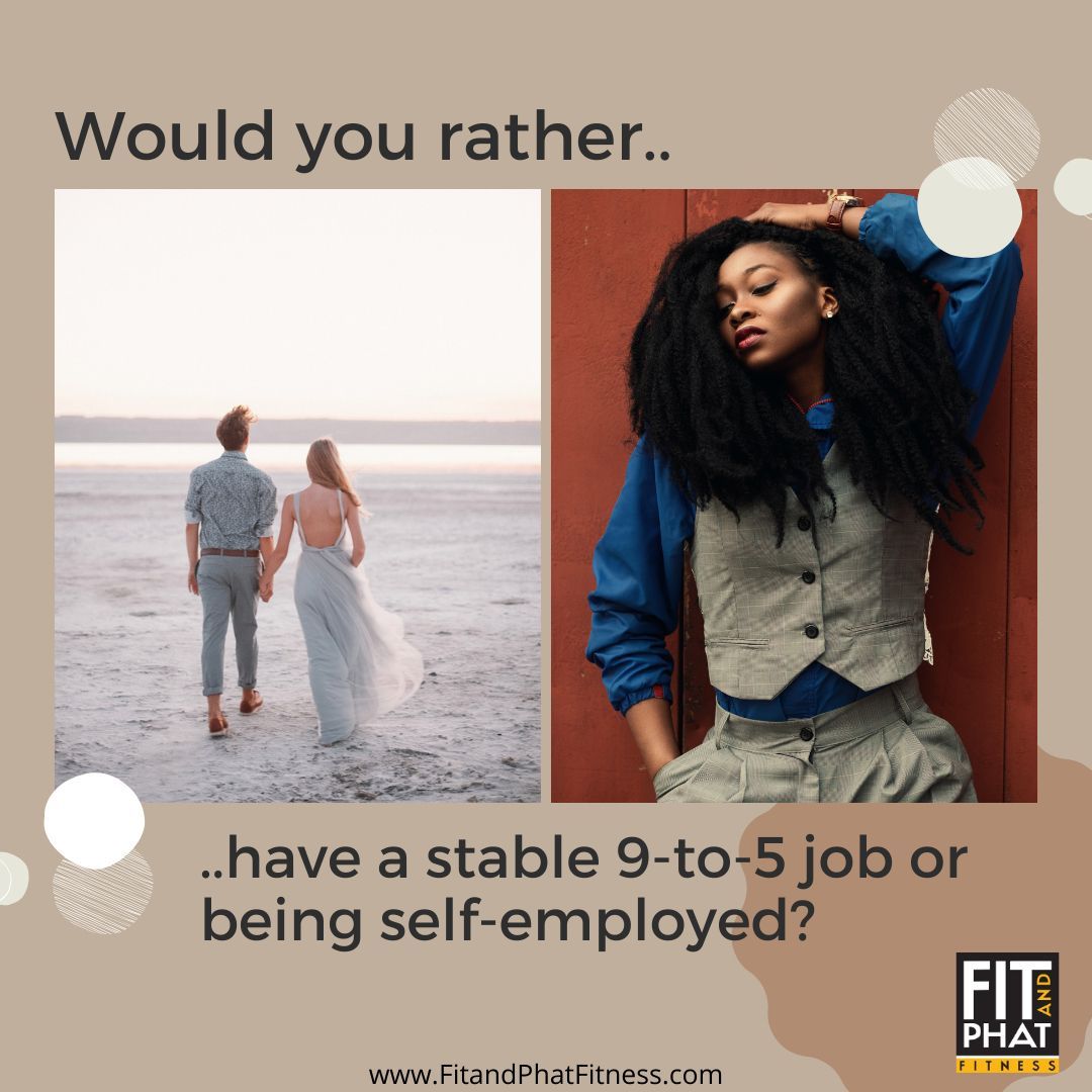 Would You Rather? 
#FitandPhatFitness #healththroughfitness #healthyfood #healthylifestyle #healthy #fitnesstips