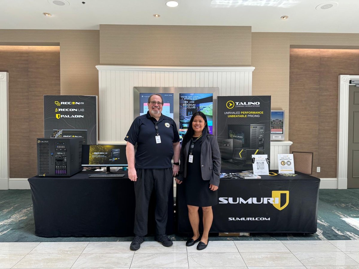 SUMURIForensics's tweet image. Time to exchange patches and coins with us! 

Are you seeking an up-to-date #MacTraining course for your agency? Head to our booth now at the #IACISOrlando2024 and consult with our team!

#SUMURI #DigitalForensics #Conference
