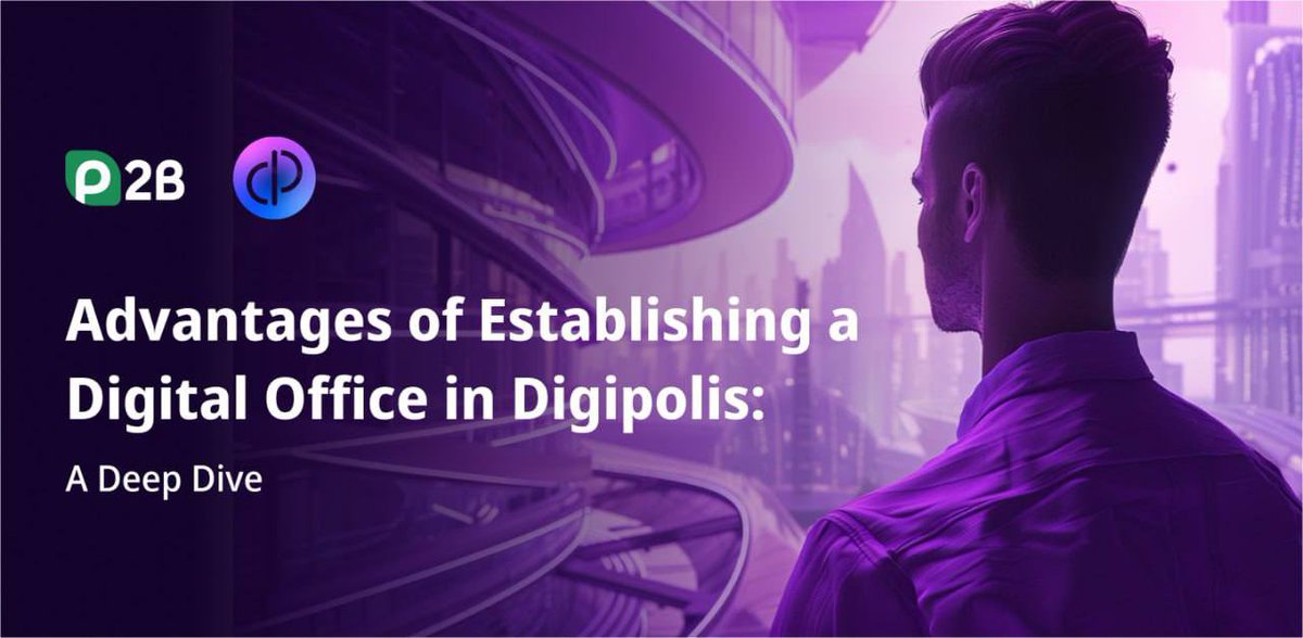 Digipolis_'s tweet photo. "Discover the unparalleled advantages of setting up a digital office in Digipolis

https://t.co/kPFNcuo7BL 

From cutting-edge technology to seamless collaboration, Digipolis offers a host of benefits for modern businesses. 

Say goodbye to traditional office constraints and hello to a world of endless possibilities🚀💼"

$DIGI #business #metaverse #NFT