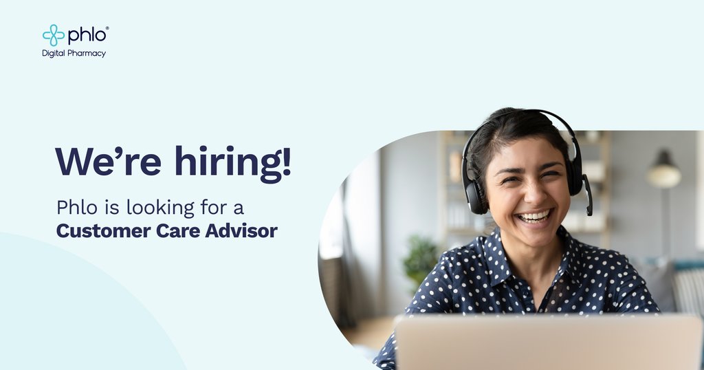 Join team Phlo! Do you enjoy helping people and take pride in your strong customer service skills?⁠ We’ve got a great opportunity for a Customer Service Advisor to join our patient care team at Phlo.⁠ ⁠ Interested in finding out more? 💻 Visit l8r.it/oH1I