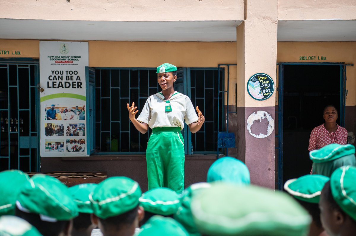 'Breaking out of that cage was hard, but being free is beautiful.' 🇳🇬 Marvelous gained confidence as a young poet and programmer through Passport to Earning courses offered by the Girls’ Education and Skills Partnership. 📸 Ibrahim Tiamiyu