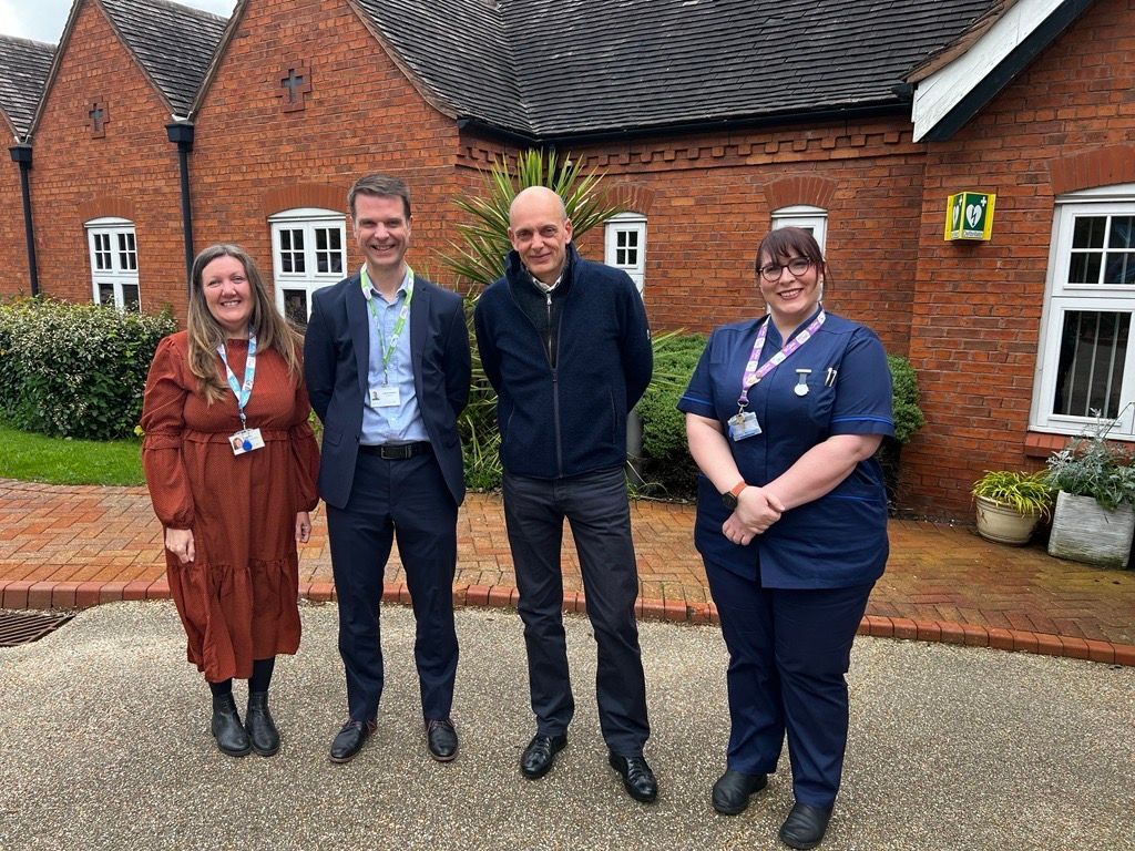 A huge thank you to The Roger & Douglas Turner Charitable Trust for visiting our Sutton Coldfield site today. The Trust has supported St Giles Hospice over many years, with cumulative grants totalling an incredible £123,000. We’re so grateful for the Trust’s continued support.