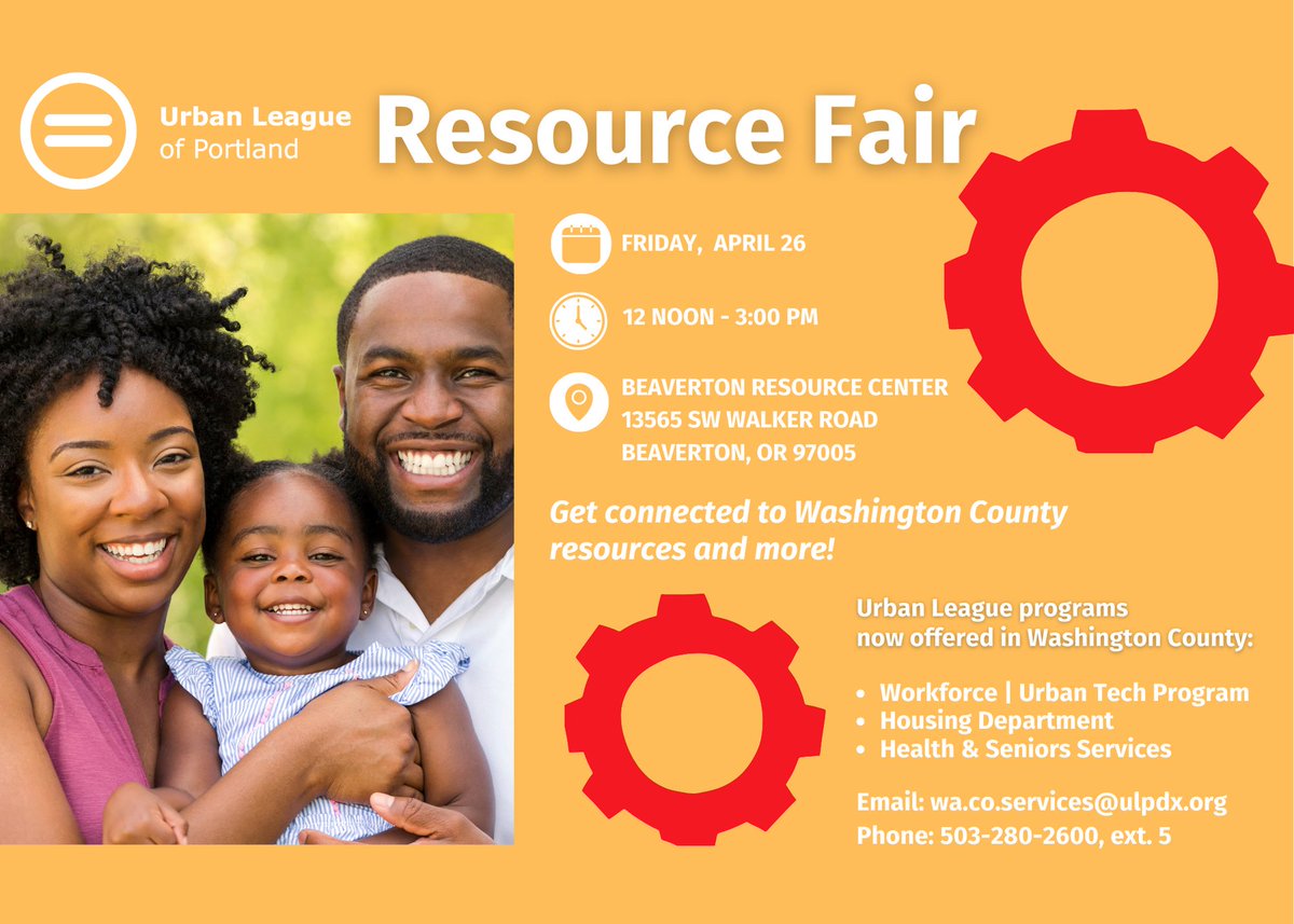 ULPDX's tweet photo. TOMORROW! Come to our Beaverton Resource Center at 13565 SW Walker Road, Beaverton 97005 between 12 and 3 pm to get connected with local resources and more. #ULPDX https://t.co/YGZUDgscOE