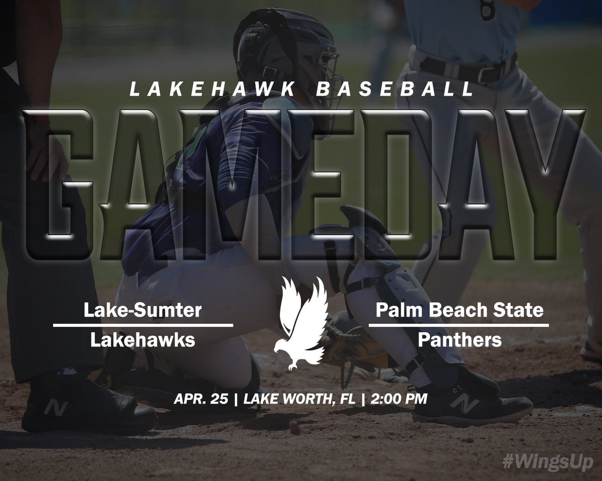 Game Day! 🤘⚾️

🆚 Palm Beach State | 2 PM

📊 bit.ly/3UvPzH1

#WingsUp