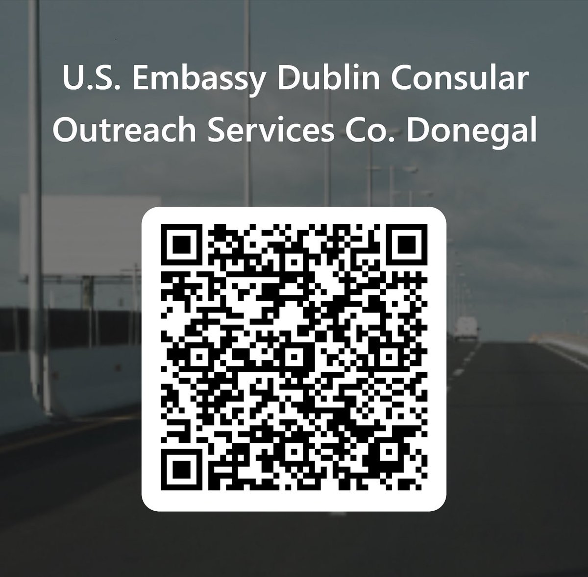 The U.S. Embassy is coming to Donegal! Appointments for U.S. passport or Consular Reports of Birth Abroad applications will be available on May 13, 2024. Appointments must be requested by April 29, complete the registration form ➡️ tinyurl.com/mpu3a8rc