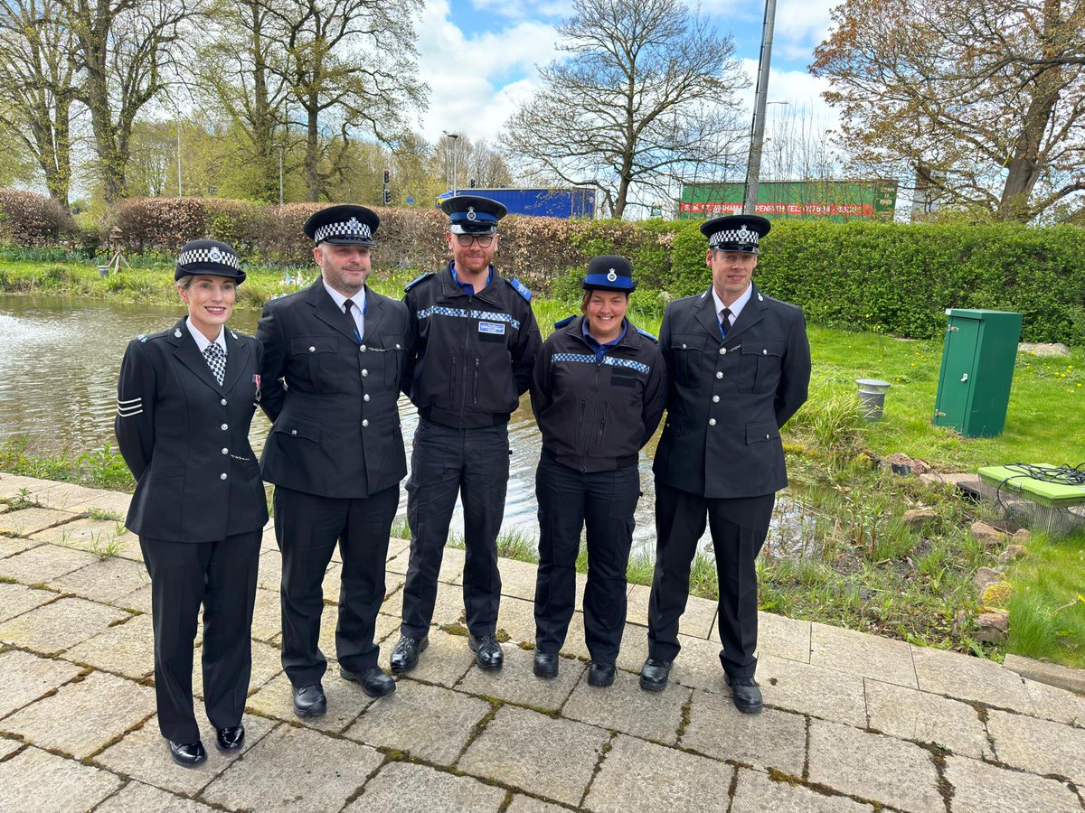 Congratulations to our PCSO Gemma Robinson and former Workington PCSO Luke King who graduated at Police HQ yesterday. They have both completed a challenging portfolio and received their certificates in front of family members and colleagues. Well done both! 👏