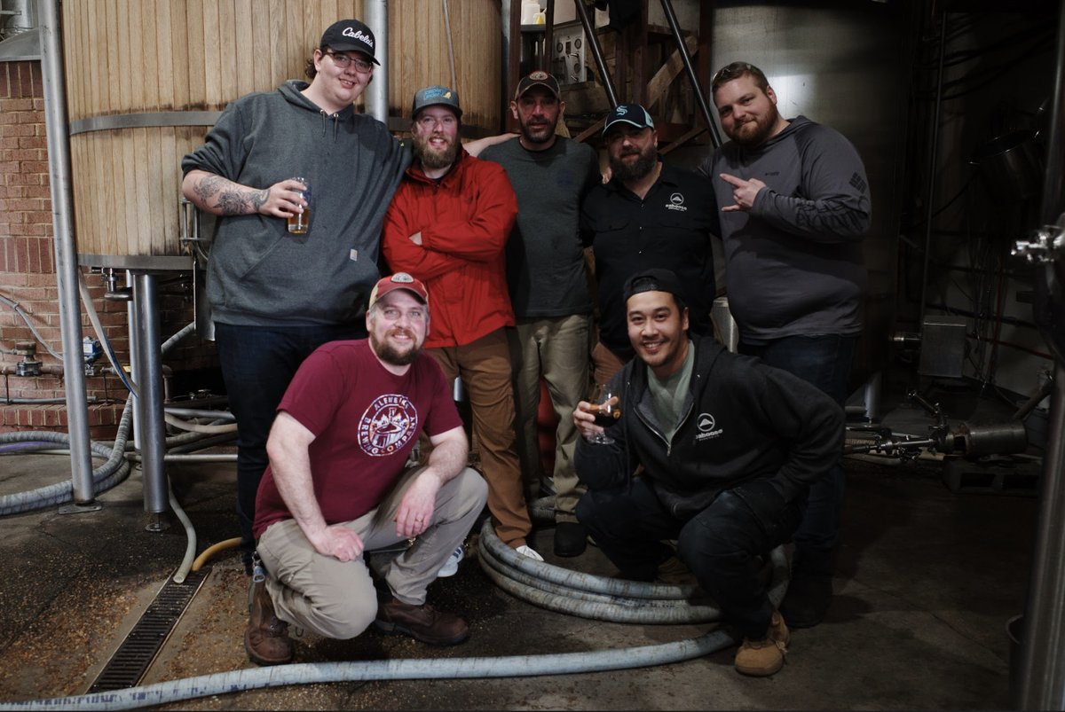 Another great collab in the books! Our brewers got to collab with @alewerks and @jasperyeast (including one of our former brewers Kevin😄) on a great lager! Stay tuned to see what they came up with!