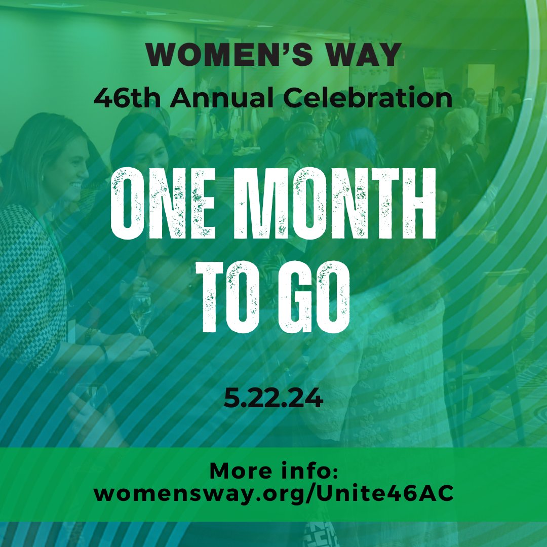 Can you believe that the WOMEN’S WAY 46th Annual Celebration is just around the corner? We’re eagerly counting down the days until we gather for an evening filled with festivities and friends. Don’t miss out, secure your ticket today: womensway.org/Unite46AC #EquityChampionsUnite