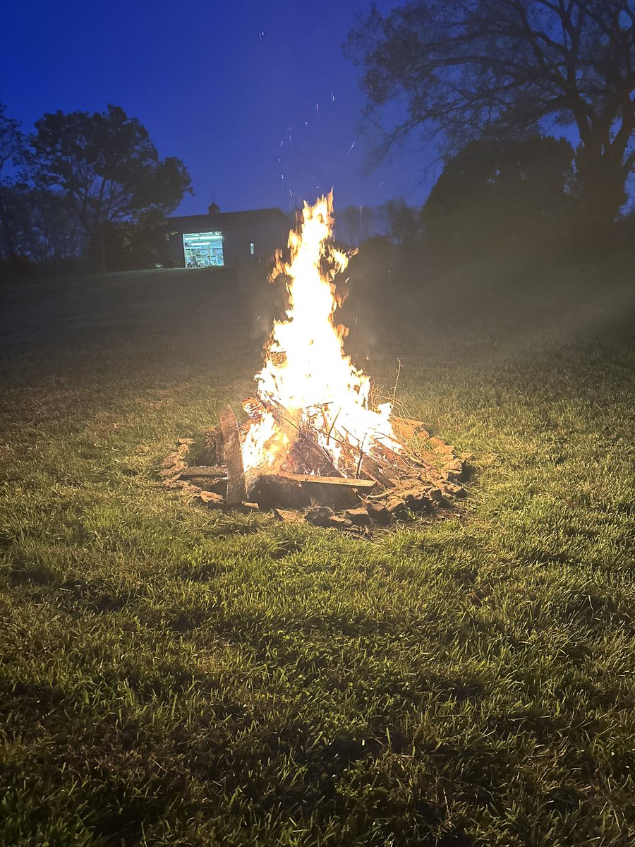 There’s nothing like sitting by the fire out in the country