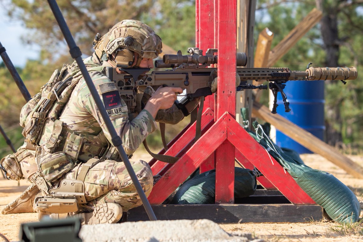 Snipers are adaptive, critical thinkers, and armed with skills required to execute long-range fire against an enemy. The International Sniper Competition shined a spotlight on the professionalism of our Ivy Sharpshooters and the abilities they bring to the fight! #LethalTeams