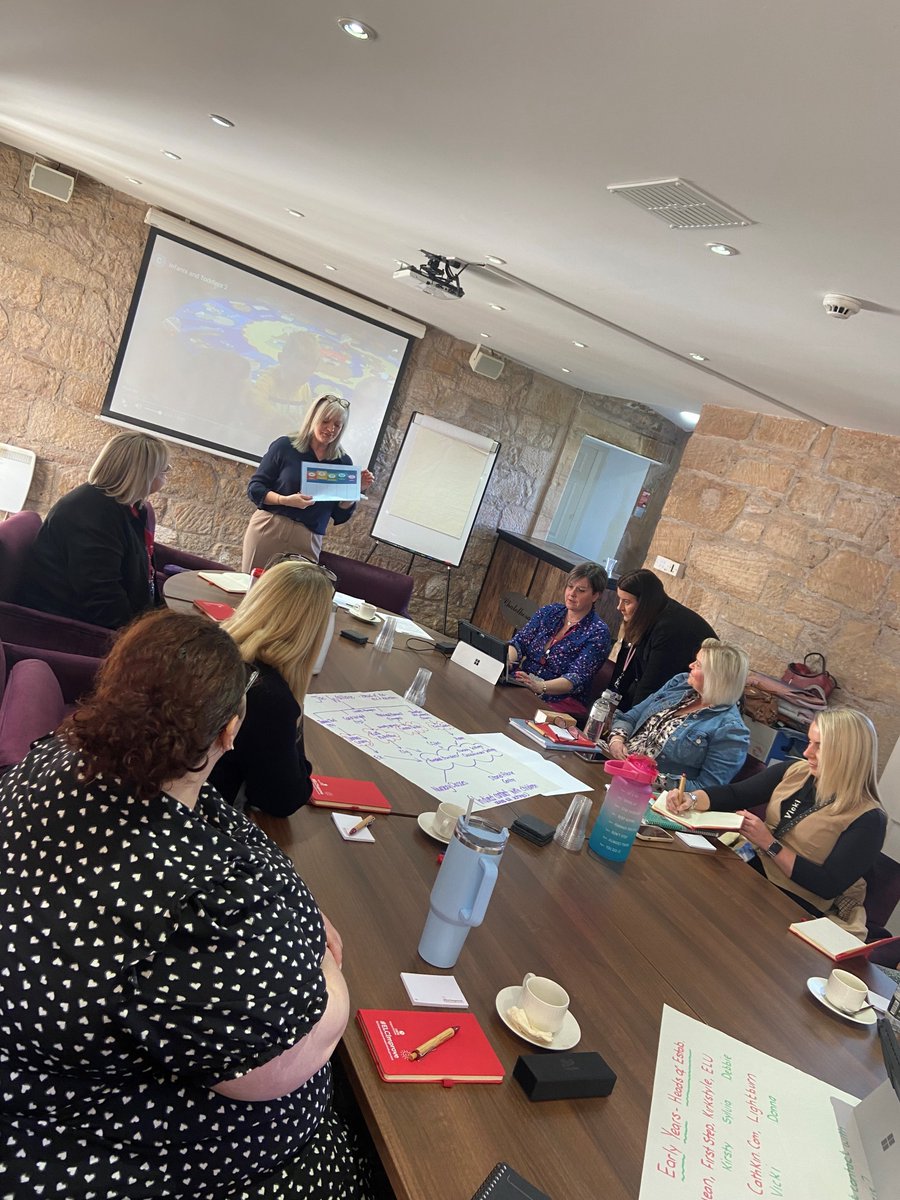SLCEarlyLearn's tweet photo. Some of our Heads of Centre and Quality Officers had a great morning exploring whether we look at and consider children's experiences when carrying out observations.🤔 @CIVickyLamb @CI_LindaF @ELCBrookesH @ELCLesleyCI #ELCImprove https://t.co/TBo909l4rp