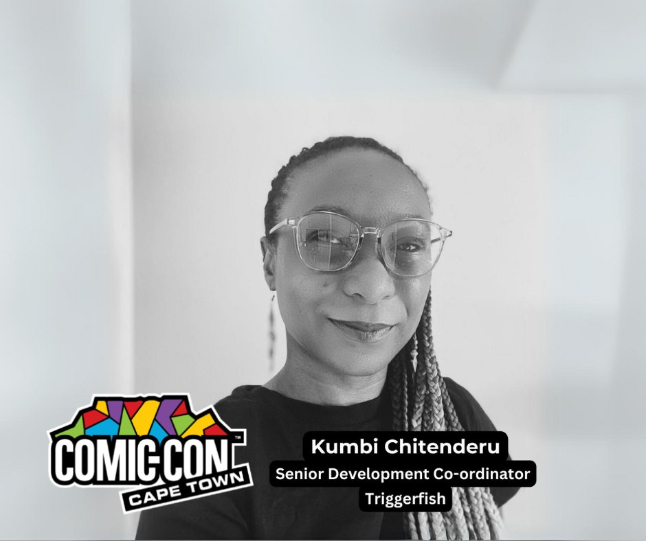 Triggerfish's tweet photo. Our Senior Development Coordinator, Kumbi Chitenderu & Senior Art Director, Caroline Vos, will be representing us on panels at @ComicConCPT! 🎨✨ Some of our other team members will also be attending so if you see us, come say hi! #ComicConCapeTown #teamTF #animation #experts https://t.co/obmruTCcNw