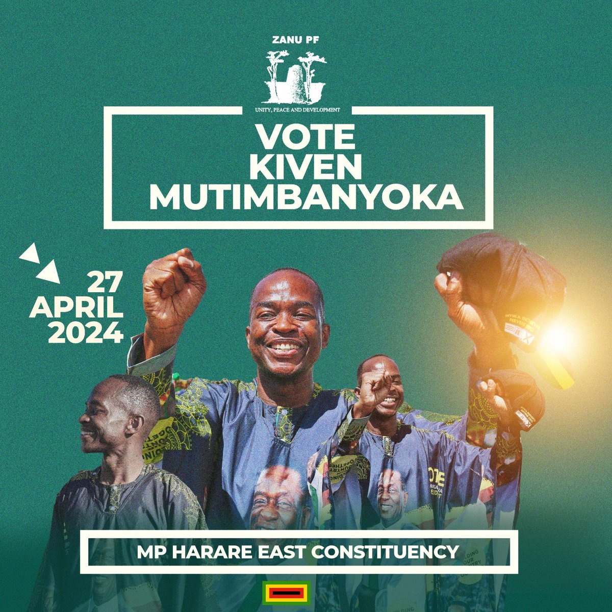 Another chance for Zanu-PF to add a seat in Parliament. 27 April by-election #VoteWisely #VoteZanupf