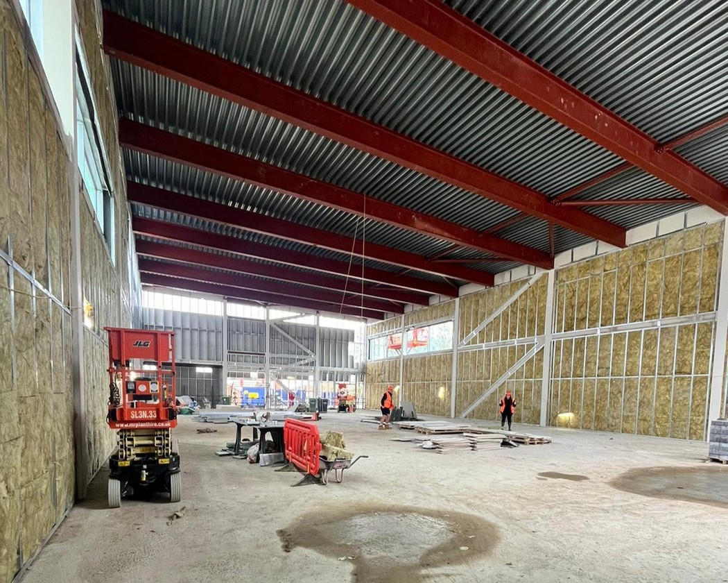 RTS_Twickenham's tweet photo. Exciting progress update! 🏗️

Our #PEDepartment got an amazing opportunity to tour the #sportshall #constructionsite shortly before #Easter. They toured the inside build while fully equipped with safety equipment and even took some incredible pictures!🌱

#Richmond #School https://t.co/52Bpfssxau