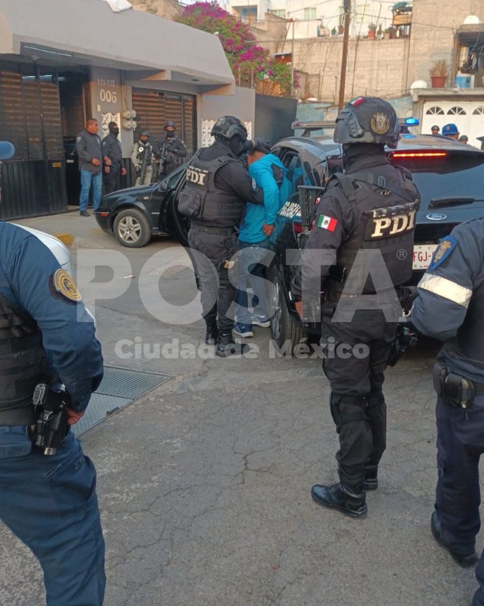 🚨👮‍♂️ Operativo en @TuAlcaldiaGAM  contra narcomenudeo dejó un detenido. La #PolicíadeInvestigación actuó luego de obtener una orden de cateo.