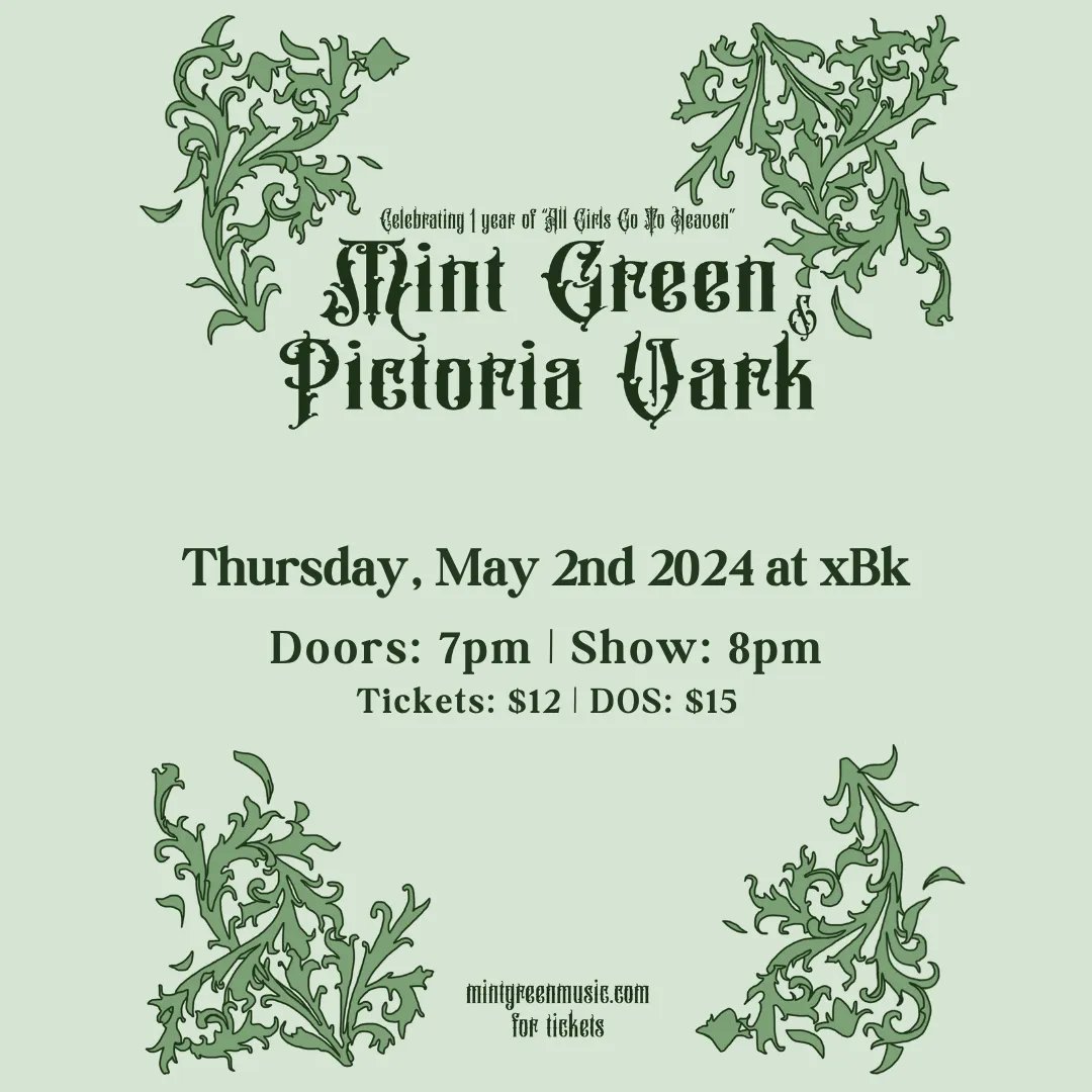 Pictoria Vark and Mint Green will be performing on our stage Thursday, May 2nd! 🎟️Get your tickets here: wl.seetickets.us/event/pictoria…