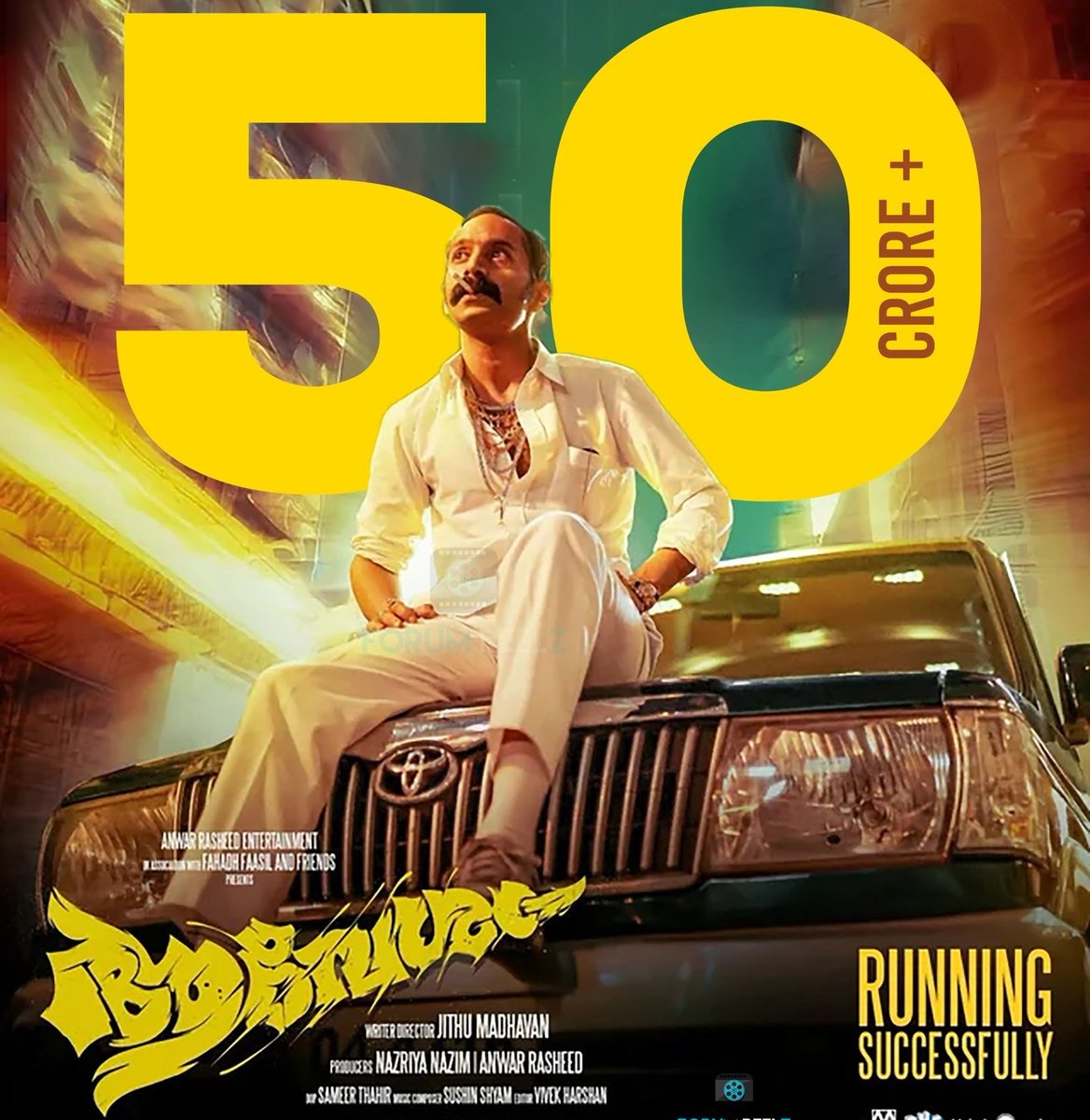 #Aavesham Kerala Gross crossed 50 C 🔥🔥 #FahadhFaasil #FaFa #JithuMadhavan #SushinShyam