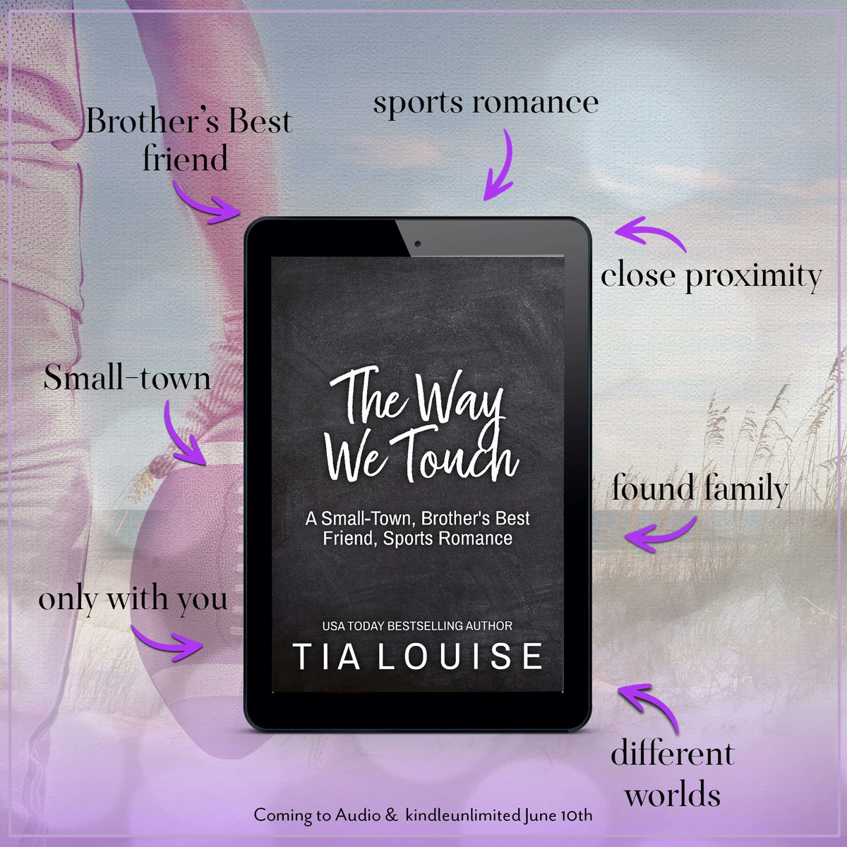 ✨TEASER: THE WAY WE TOUCH by @AuthorTLouise is coming June 10!
#PreOrderHere: geni.us/TWWTamz

#bookteaser #comingsoon #smalltownromance #sportsromance #tialouise #closeproximity #bookstagram #booktok #romancebooks #spicyromance #brothersbestfriend @theauthoragency