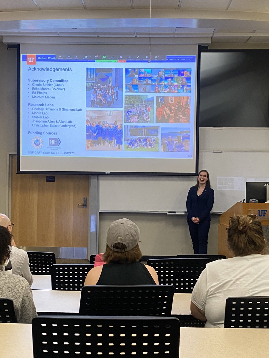 One of the best parts of pursuing a PhD is watching your friends shine! 🤩Congrats, @dill_michele on your thesis defense! And congrats to your advisors @Cherie_Stabler and @DrErikaMoore for seeing you to the finish line!