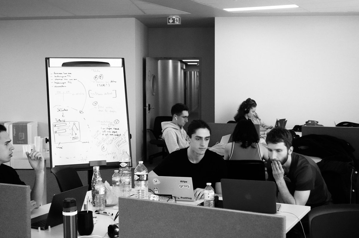jonatzer's tweet photo. 60 hackers are currently leveraging @MistralAI’s latest models to solve real world problems at Plateau de Saclay, where @arthurmensch ’s  journey started #llmhackparis https://t.co/Y7uz7WYedp