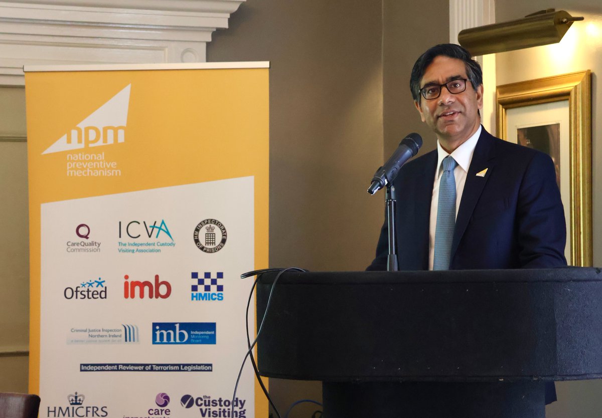 Arun Chopra, Medical Director of @MentalWelfare addressed the NPM Conference this morning about transfer delays for detainees with mental health difficulties, and the need for robust monitoring