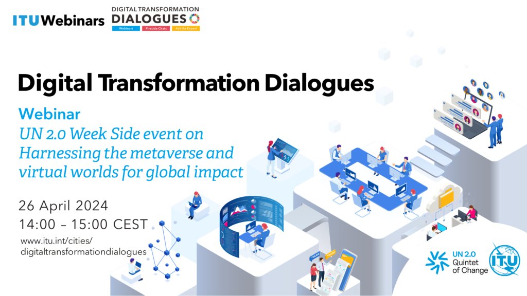 How can the metaverse help achieve our #GlobalGoals? Join us to explore innovations from immersive education experiences to virtual simulations for environmental sustainability itu.int/cities/digital…