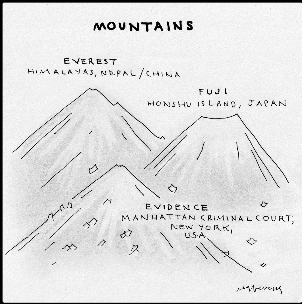 Montagne: Everest, Himalayas Fuji, Giappone Montagna di Prove Tribunale penale di Manhattan, New York #TrumpTrials #TrumpIsACriminal #TrumpStoleTheElection #scritturebrevi