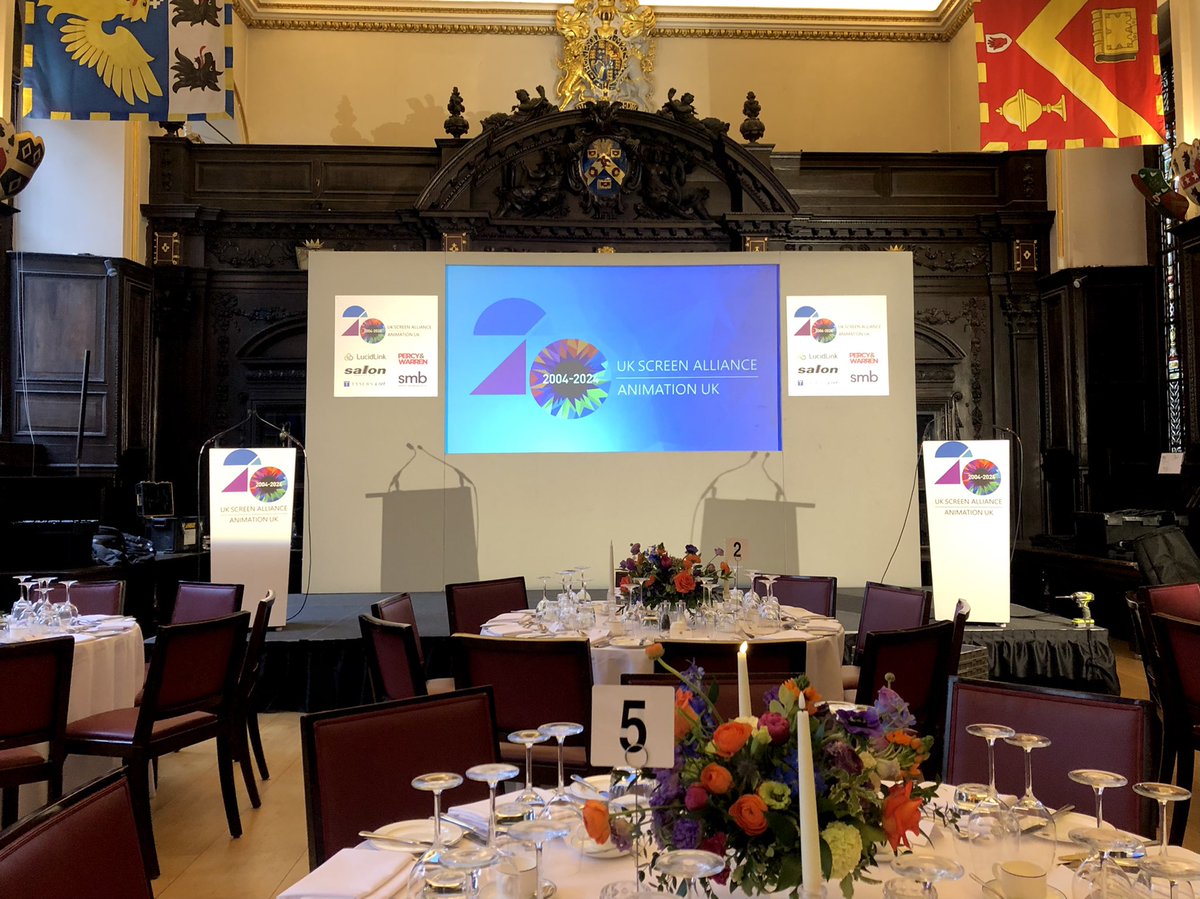 #UKSA20: Tonight is the night! We look forward to welcoming you all to UK Screen Alliance’s 20th anniversary gala dinner soon. Keep an eye out for the #UKSA20Awards announcements later this evening.