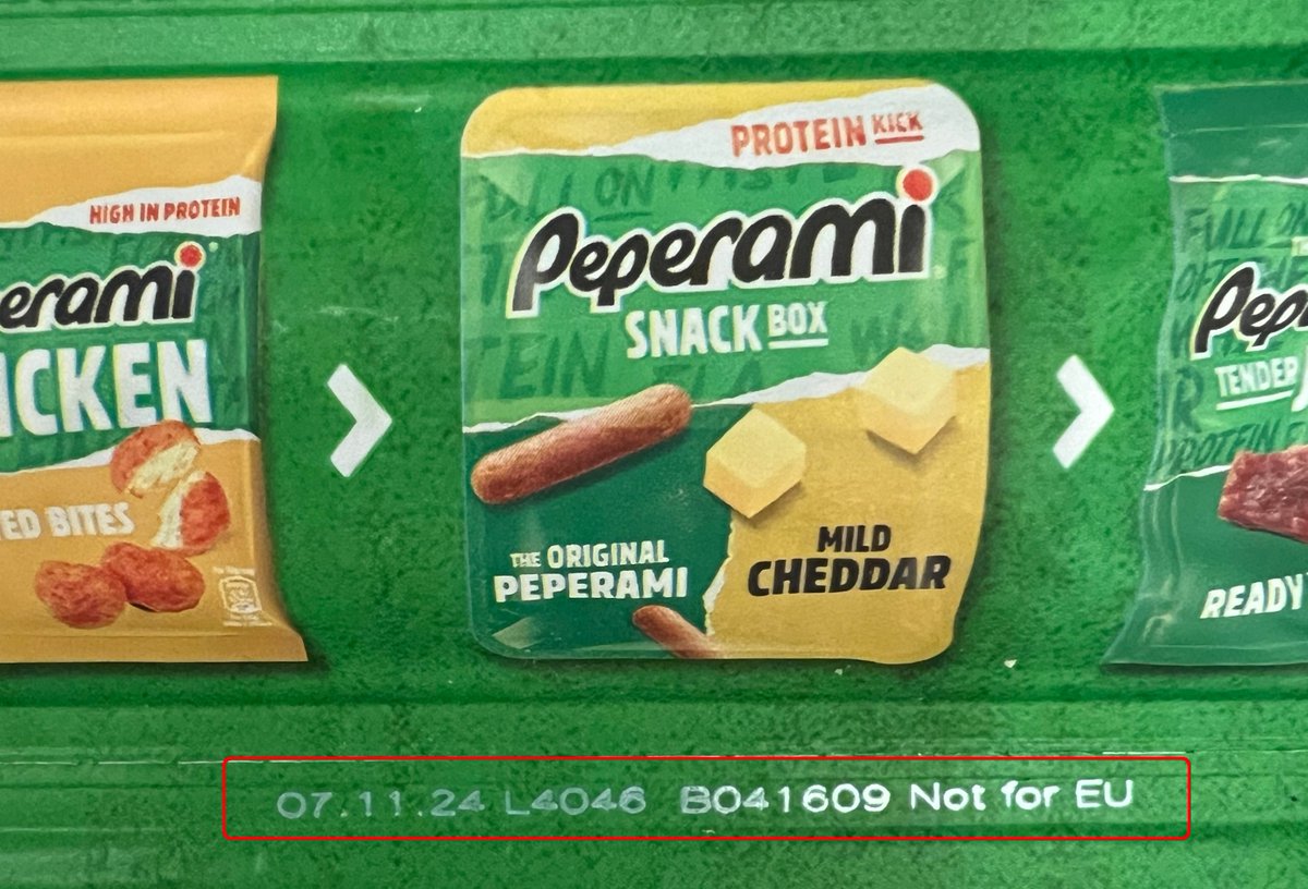 DaveGibelli's tweet image. Food for sale in the UK is not for the EU...why?