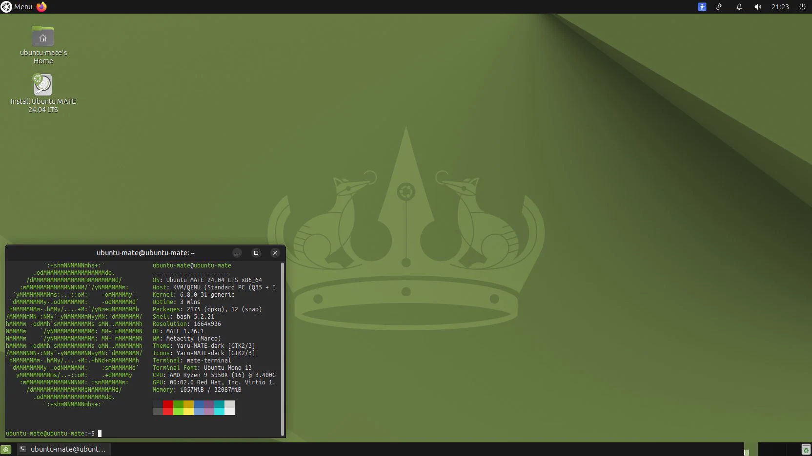 Ubuntu MATE 24.04 LTS - Noble Numbat 👑