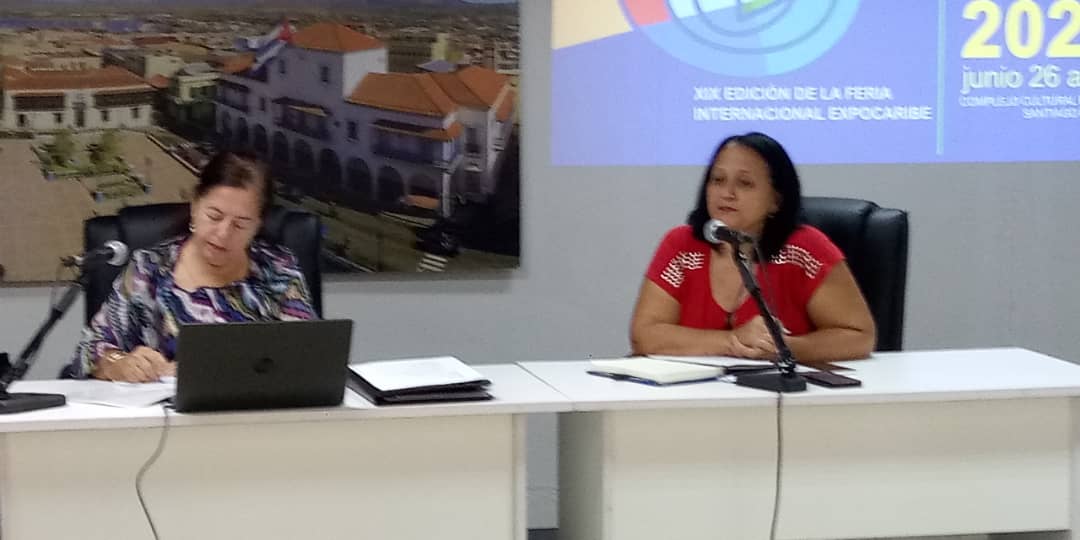 #SantiagodeCuba #Expocarib2024 busca desde el intercambio y la cooperación, promocionar y fomentar los vínculos  comerciales y de inversión de nuevos negocios entre las naciones del Gran Caribe, expresó  Madelaine Cortés Barquilla Directora de la Oficina de #Mincex @mpcesar