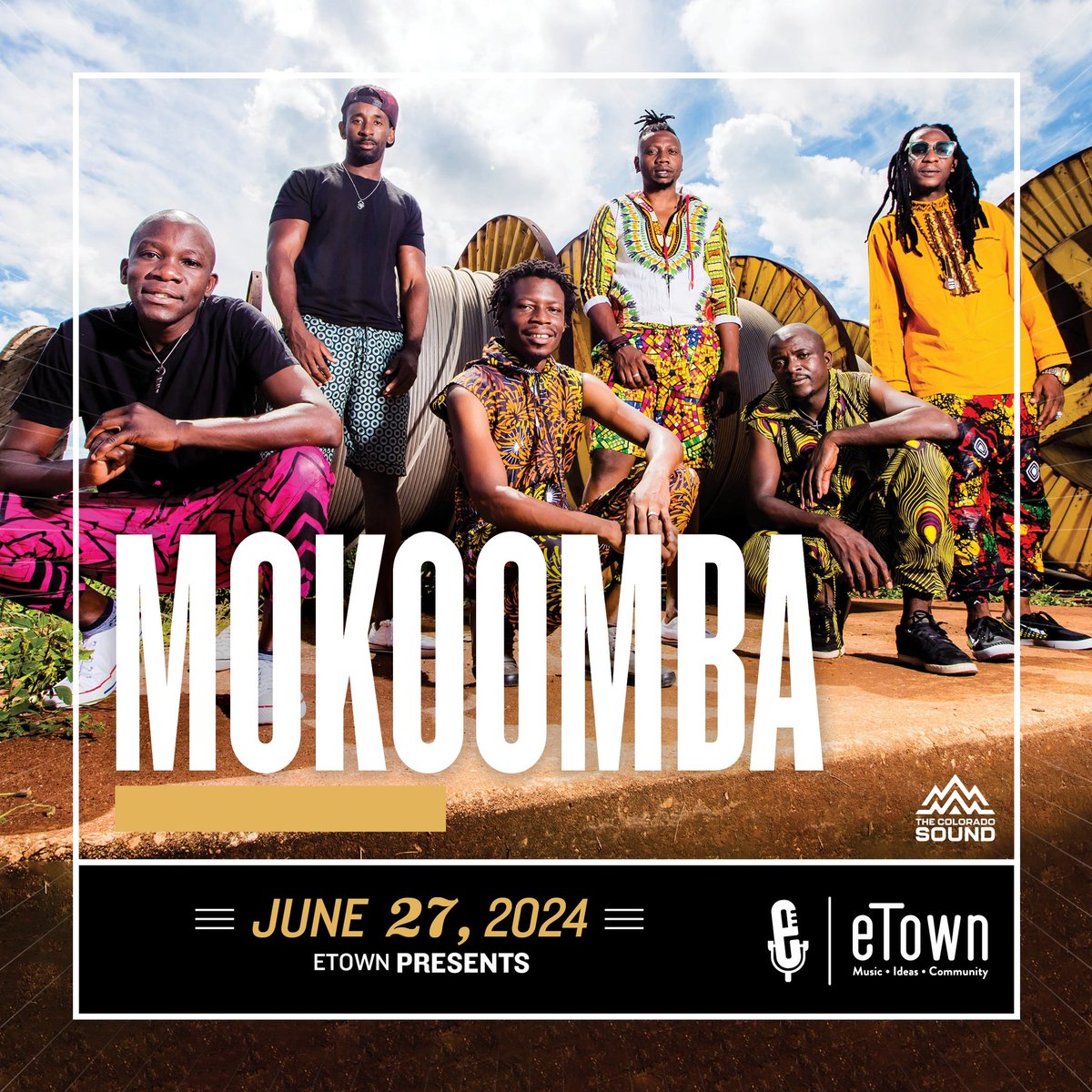 🚨Just Added🚨 We’re excited to welcome one of Africa’s most exciting young bands @Mokoomba to eTown Hall on June 27th for an evening of music! Tickets: eventbrite.com/e/an-evening-w…