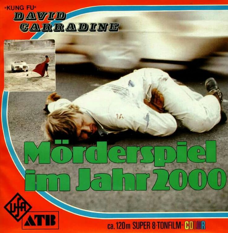 German Super 8 box art for #DeathRace2000 (1975 - Dir. #PaulBartel) #DavidCarradine #SylvesterStallone