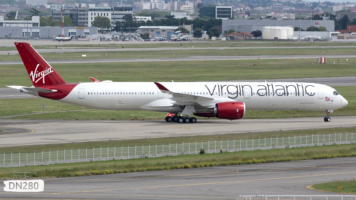 Virgin Atlantic Airways #A350-1041 msn 655 F-WZGM / G-VELJ 'Bennie Jet' VIR/12 back from her RTO 25.04.2024