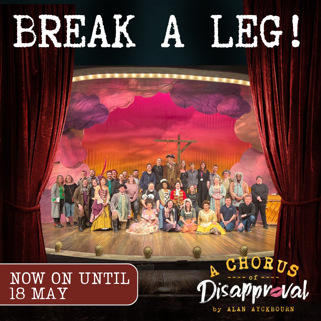 Places everyone! 🎭 Break a leg to the incredible cast and crew as previews for A Chorus of Disapproval open tonight! Shows are selling out already so don't miss your chance to witness this unforgettable production – book your tickets now! 🔗 tinyurl.com/ACOD24