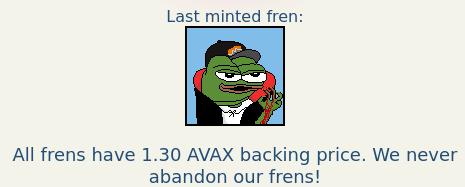 A #HAPPY Day! 
Henlo Fren 👋🐸

welcome to our community
#unique #immutable #PEPE #friends