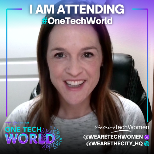 Fun little digital photo booth inside the experience at #OneTechWorld today! @WeAreTechWomen