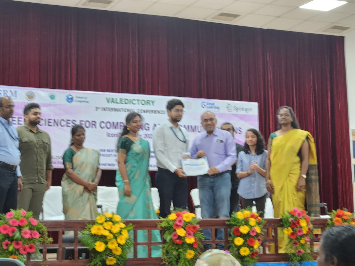 SoC_SRMIST's tweet image. IconDeepCOM-2024 organized by Department of CINTEL , School of Computing, SRMIST draws to a close, we extend our heartfelt gratitude to all participants, speakers, and organizers. #IconDeepCOM2024 #AI #Communication #Innovation #srmist #cintel #conference #schoolofcomputing